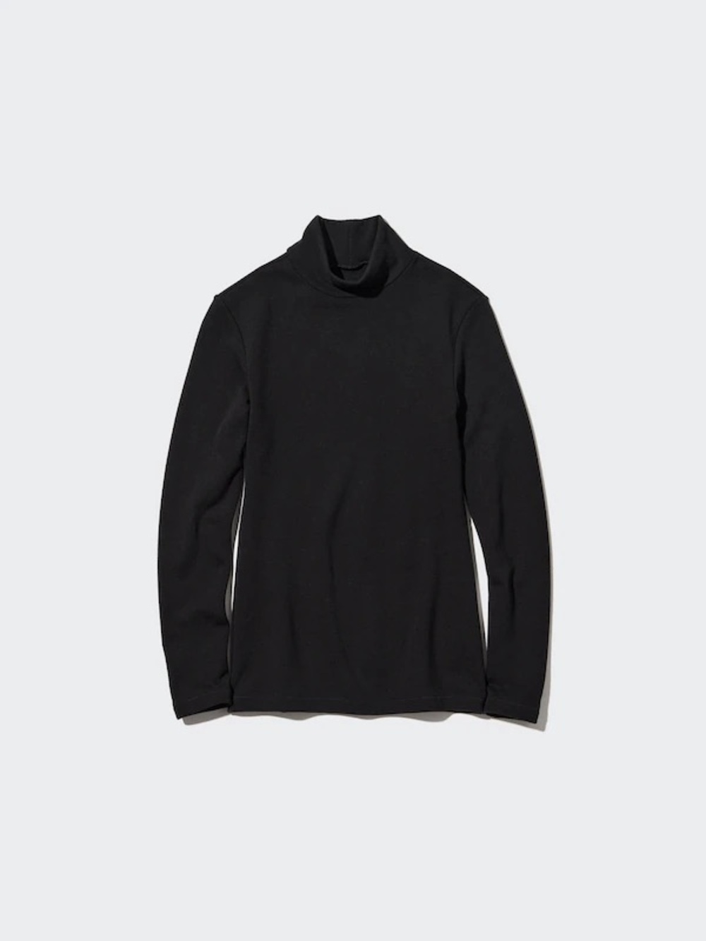 UNIQLO HEATTECH Black Turtleneck Long Sleeve